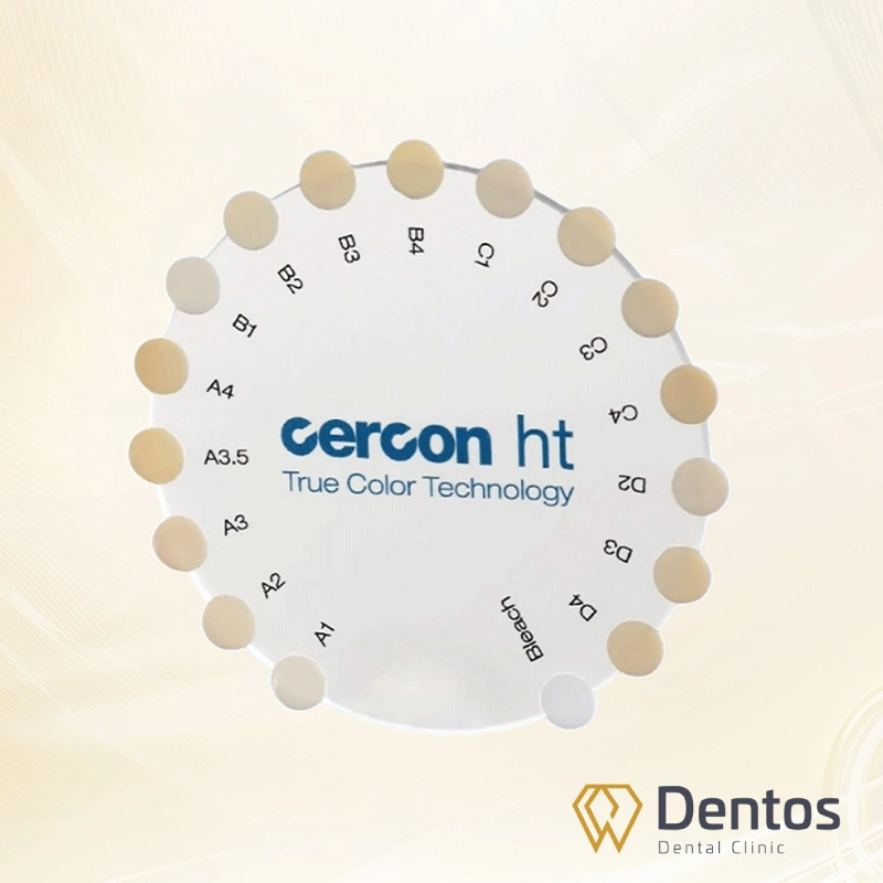 Răng sứ Cercon HT có màu đục hơn